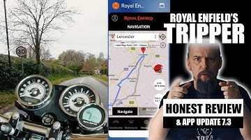 Royal Enfield Tripper navigation honest review and the newest app update... from India