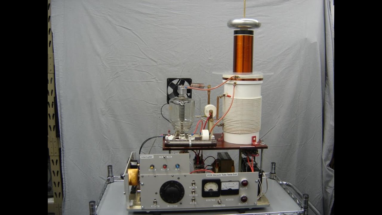 833A Vacuum Tube Tesla Coil (VTTC) Overview YouTube