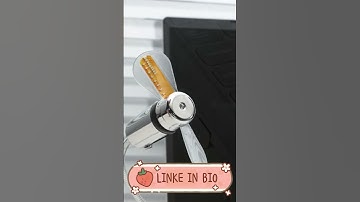 ONXE LED USB Clock Fan with Real Time DisplayDid you know about#fans