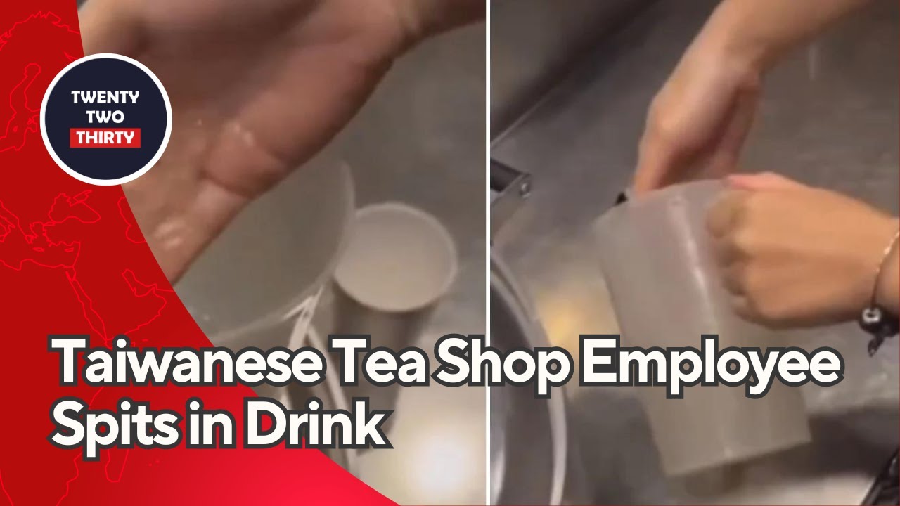 Spitting Up Tea Shocking! Taiwanese Tea Shop Employee Spits in Drink - Outrage and ...