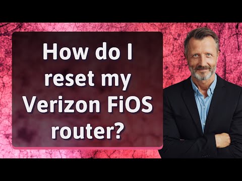Video: Jak resetuji svůj FIOS g1100?
