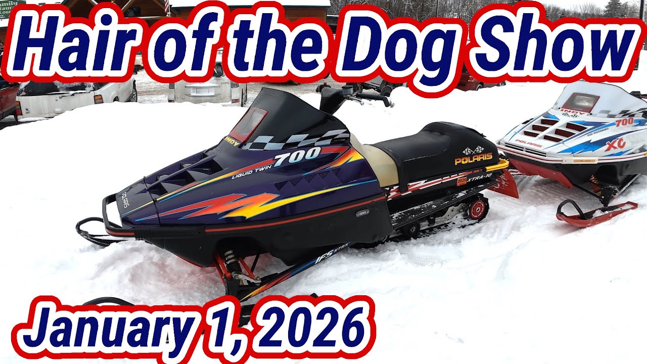 Hair of the Dog Vintage Snowmobile Show! January 1, 2026