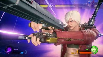 MARVEL VS. CAPCOM: INFINITE Morrigan & Dante vs Zero & Chun - li