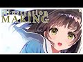 【描いてみた】オリジナル女の子【デジタルイラストメイキング】