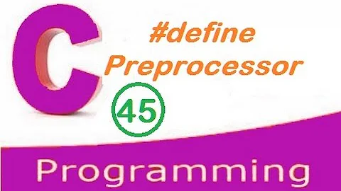 c programming video tutorial - preprocessor directives(#define)