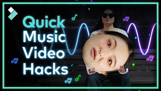 3 QUICK DIY Music Video Hacks! | Wondershare Filmora 13
