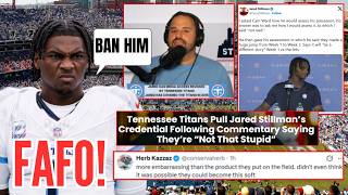 Titans BAN REPORTER For Calling Cam Ward A BUST! Jared Stillman DENIED CREDENTIALS For 'Being MEAN'