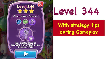 Inside Out Thought Bubbles Level 344 Tips and Strategy Gameplay Walkthrough