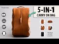 The carryon bag by wool  oak