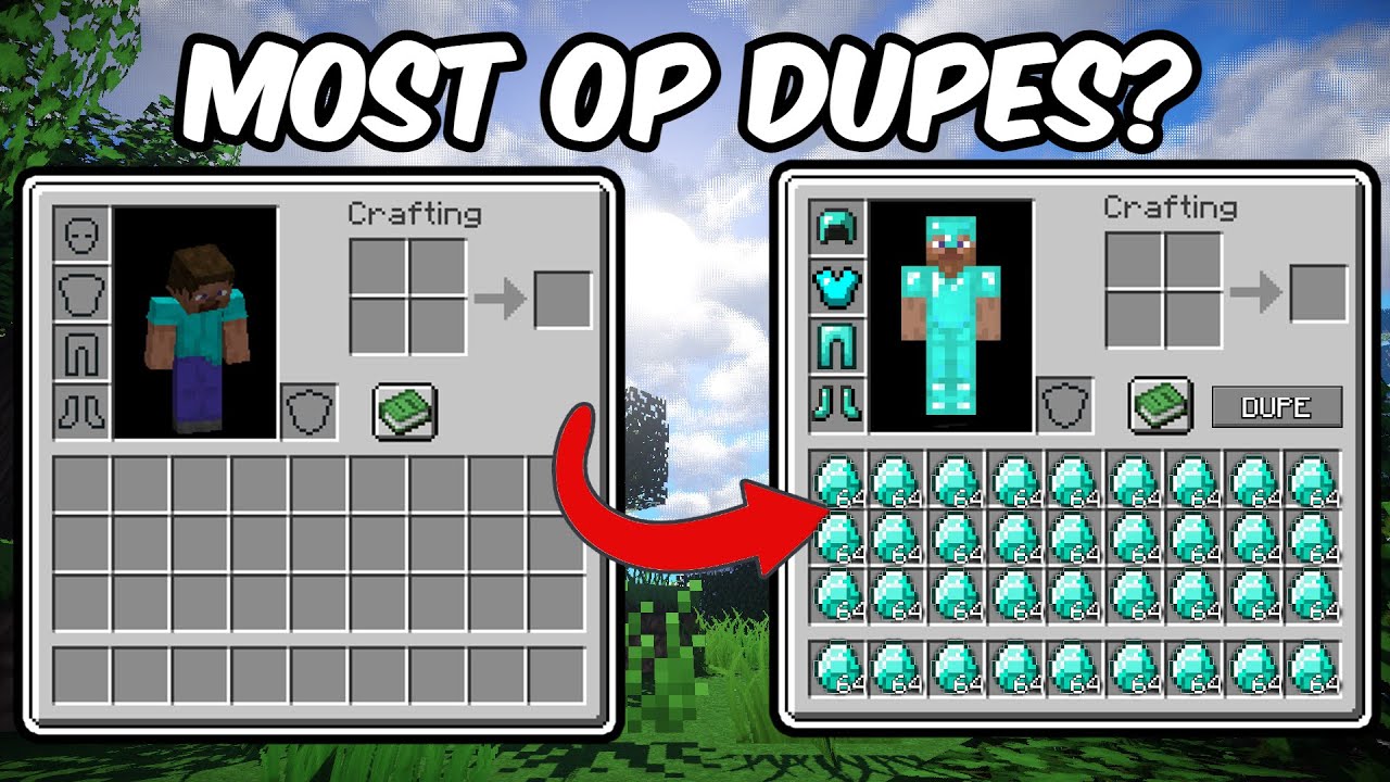 Minecrafts Most OVERPOWERED Dupes...