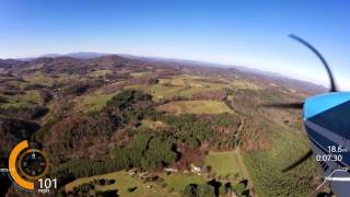 Landing Ashe County Airport GEV