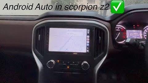 How to play android auto in scorpion z2 100% working #scorpion#scorpio#car#mahindra#androidauto