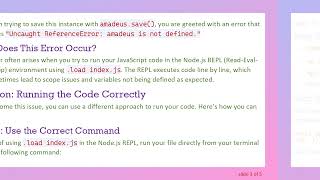 How to Fix Uncaught ReferenceError: amadeus is not defined Error in Mongoose