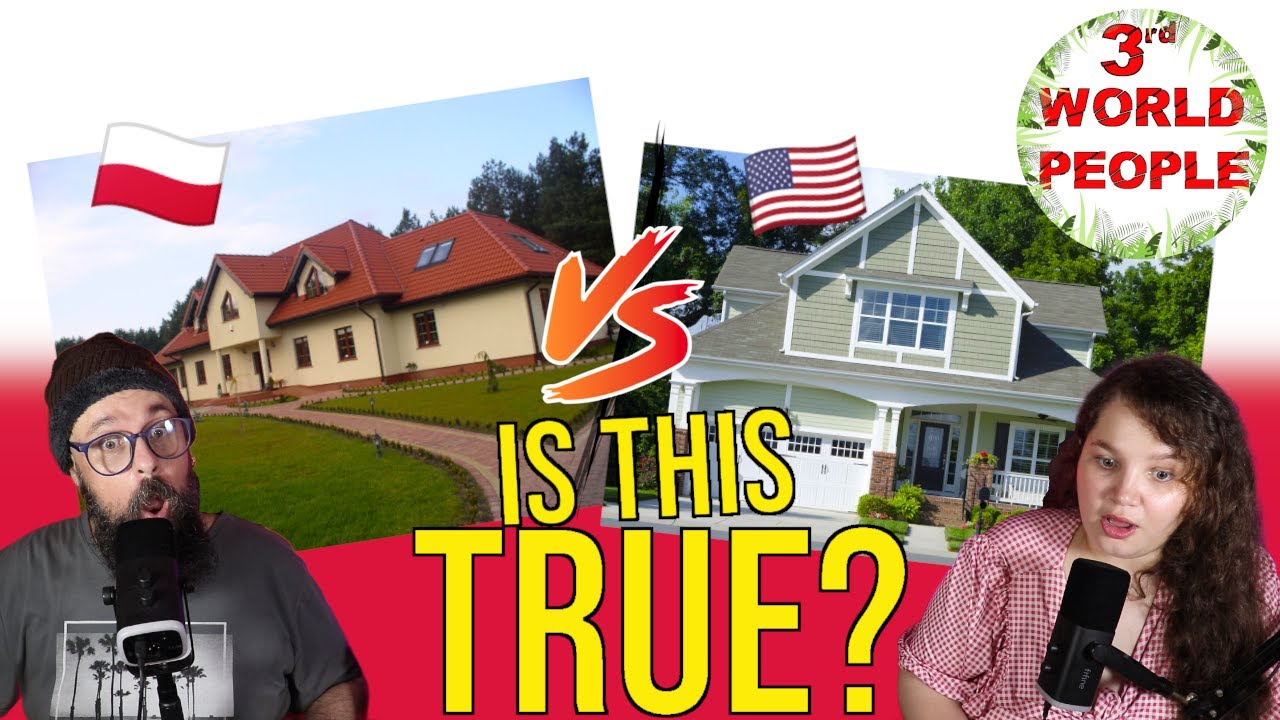 3rd WORLD PEOPLE REACT: DIFFERENCE BETWEEN AMERICAN AND POLISH HOUSES | POLAND REACTION