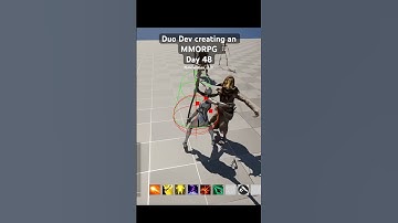 Duo Dev creating an MMORPG - Day 48 - Melee Skill #mmorpg #gamedev #indiegame #unrealengine #skills