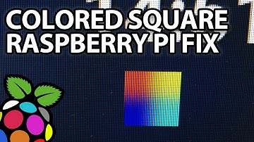 Colored square in top-right corner fix on Raspberry Pi