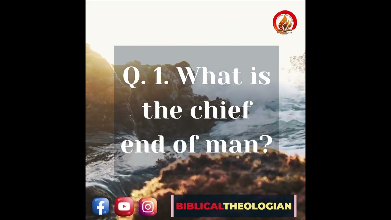 Question 1 Westminster Shorter Catechism Bible Q A YouTube Question 1 westminster shorter catechism bible q a youtube