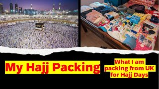 Hajj packing | Showing you actual stuff I bought from UK