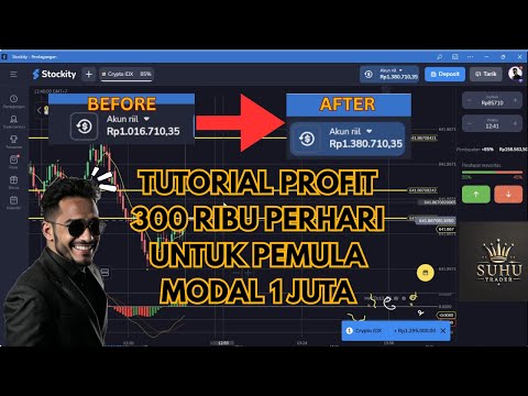 TUTORIAL DAPAT 300 RIBU SEHARI TRADING STOCKITY MODAL 1 JUTA UNTUK PEMULA!