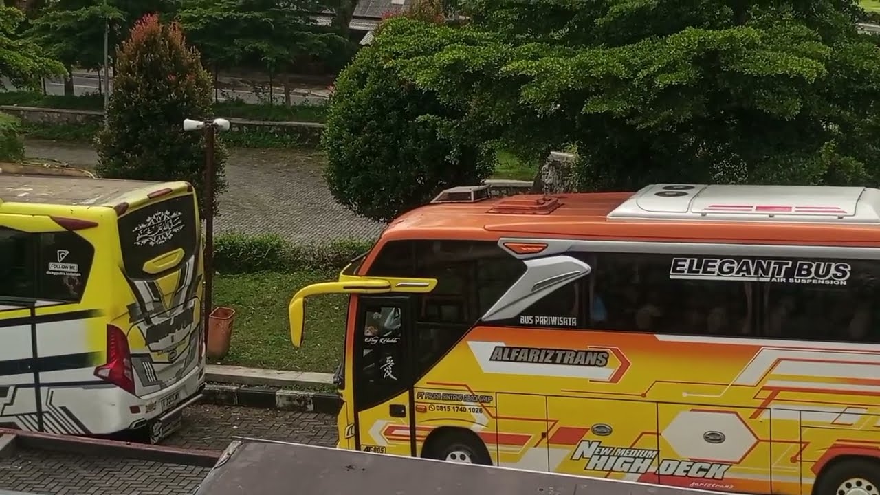 Hunting bus Terminal wisata Gedong Songo situasi