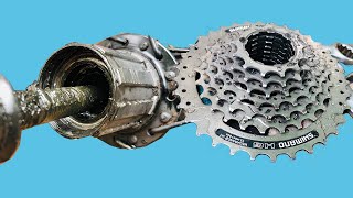 How To Repair Cassette Shimano 8 Speeds and Service Rear Hub Mtb