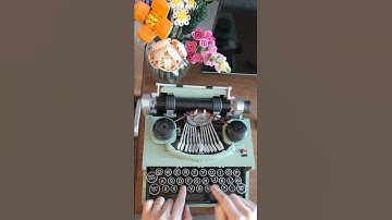 LEGO Ideas Typewriter Typing Test #shorts