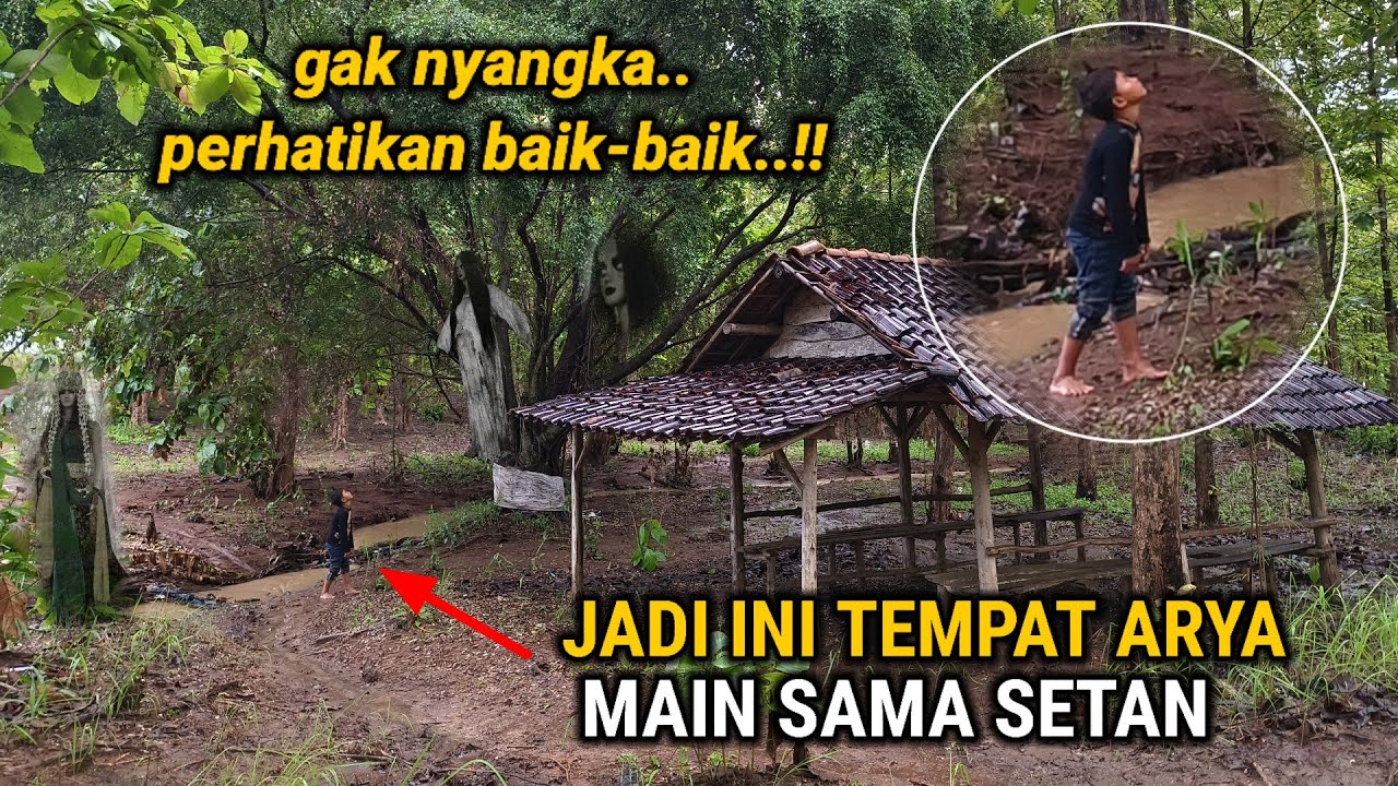 10 TAHUN TIDUR DI RUMAH POHON!! TERNYATA INI TEMPAT ARYA MAIN DI HUTAN BERHANTU