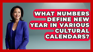 What Numbers Define New Year In Various Cultural Calendars? - The Numbers Channel