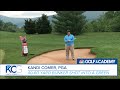GOLF TIP FROM KANDI | 40-60 yard bunker shot