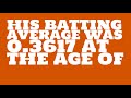 How good of a batter was Tris Speaker in 1921? の動画、YouTube動画。