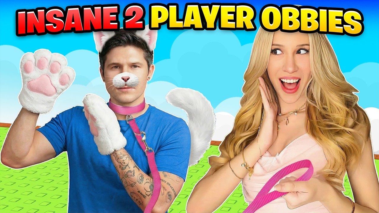 We Played THE MOST INSANE 2 Player Obbies ON ROBLOX...