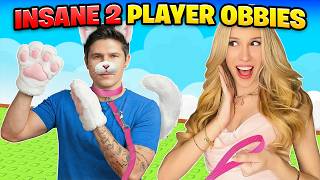 We Played THE MOST INSANE 2 Player Obbies ON ROBLOX...
