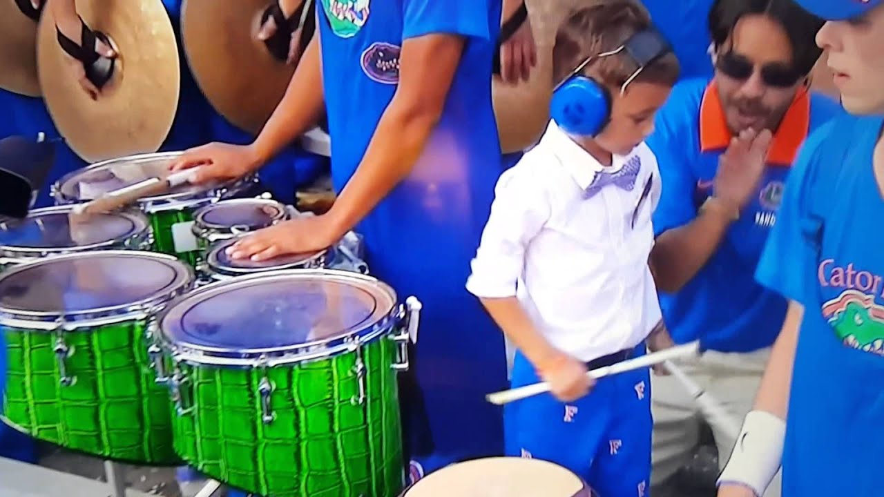 Florida Gators kid drummer fail YouTube