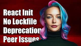 Issues/warnings with React-native init (no-lockfile;connect2.x series is deprecated;react has un...