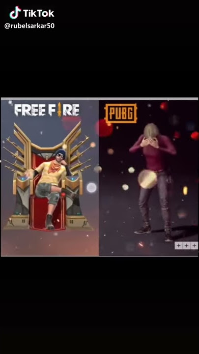 Story wa tik tok FF vs PUBG