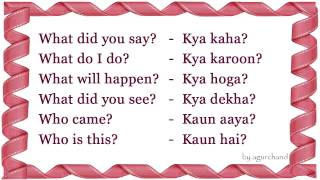 Learn how to ask question in hindi. short sentences, quick and start
talking.learn hindi playlist:
https://www./playlist?list=plsrjuo3afxh0y...