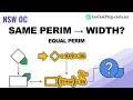 NSW Opportunity Class (OC) Mathematical Reasoning: Geometry | Same Perimeter Puzzle