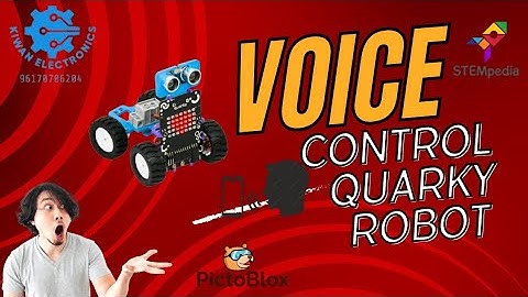 I Built a VOICE CONTROLLED Robot Using Pictoblox!
