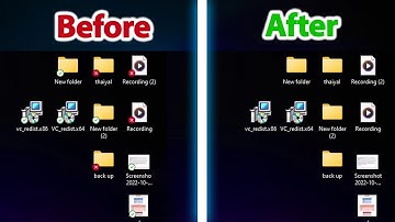 How to Remove Green Tick and Red Cross on Desktop
