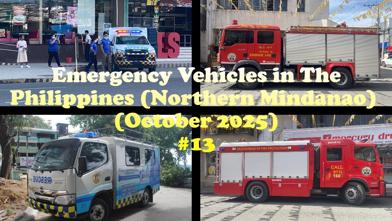Emergency Vehicles in The Philippines (Northern Mindanao) #13 - (October 2025)