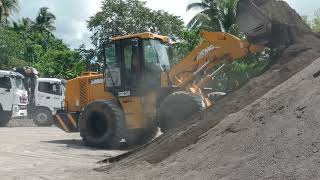 SAND UNLOADING AND AREA CLEARING