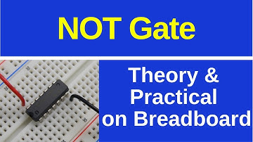 NOT Gate On Breadboard