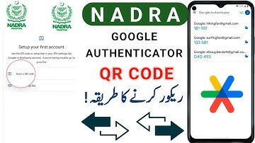 How to Recover Nadra Google Authenticator Account | Recover Nadra google authicator QR code