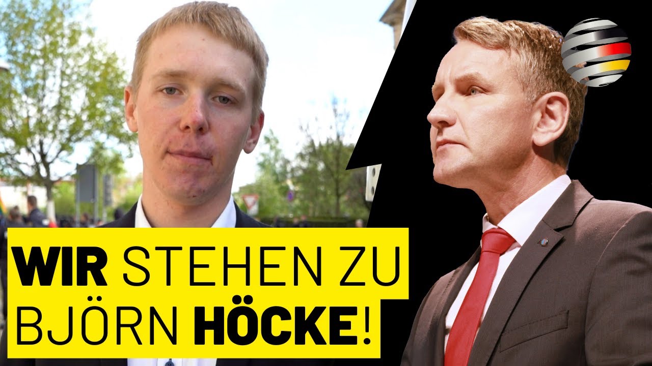 Prozessauftakt: „WIR stehen zu Björn HÖCKE!“