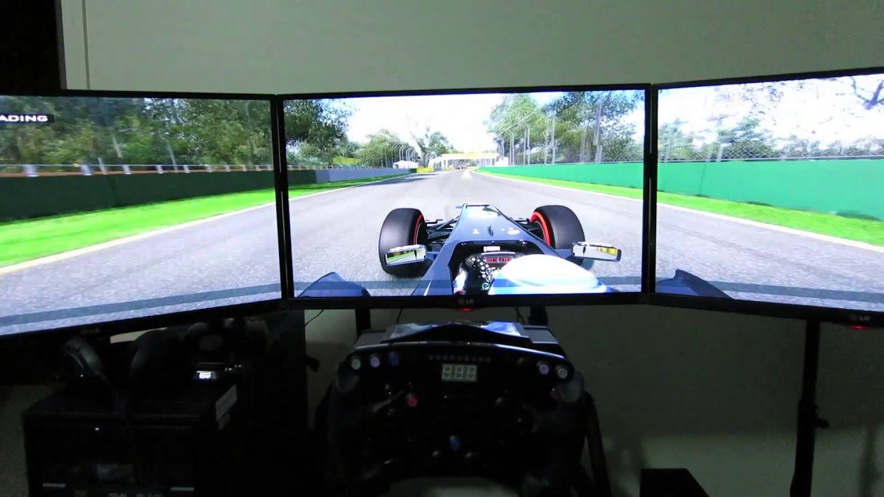 F1 2013 - Triple Monitor DEMO - YouTube