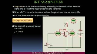 4-3 Transistor As Amplifier (Lecture)