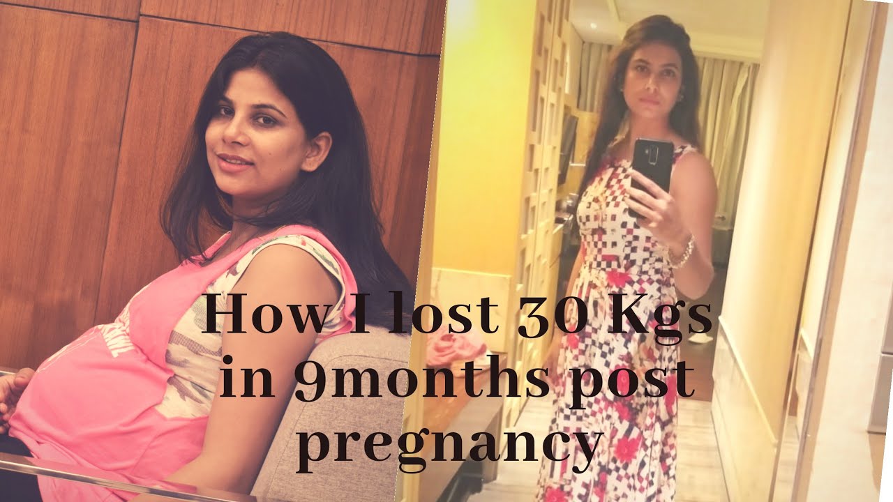How I lost 30 Kgs after pregnancy/ losing weight after pregnancy - YouTube