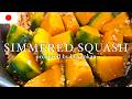 Japanese traditional squash recipe. Healthy and Delicious! | Cutting technique