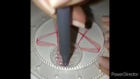 Amazing Spirograph Rainbow in Video