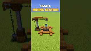 Small Mining Station Minecraft #shorts #minecraft #minecraftbuilds #minecrafttutorial